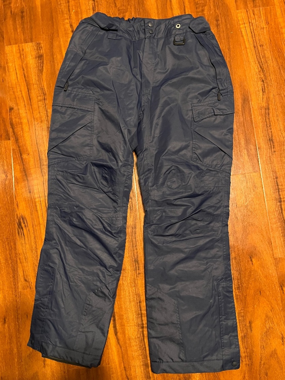 Free Soldier Men’s Waterproof Snow Insulated Pants, L, Navy